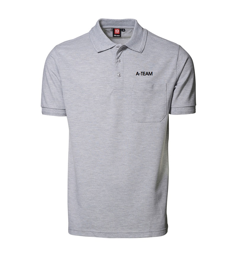 H.Poloshirt nur für Aufbauteam! (ID 0320) Emblem "A-Team"