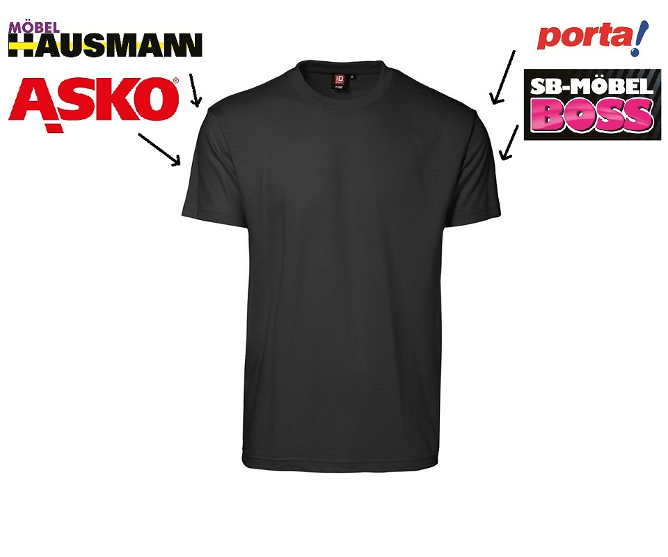 H.T-Shirt nur für Ausbildung! (ID 0510) Embleme Porta-Gruppe