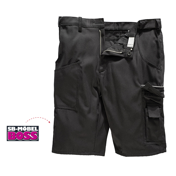 H.Bermudashort "BOSS Möbel", Reflexpaspel