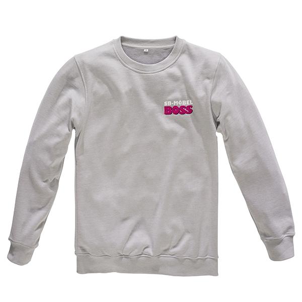 Herren-Sweatshirt, "BOSS Möbel", langer Arm