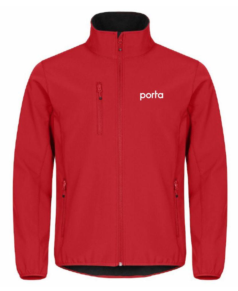 H.Softshelljacke, ECO 0200910, Emblem "Porta"